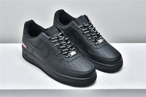 supreme air force 1 black logo.